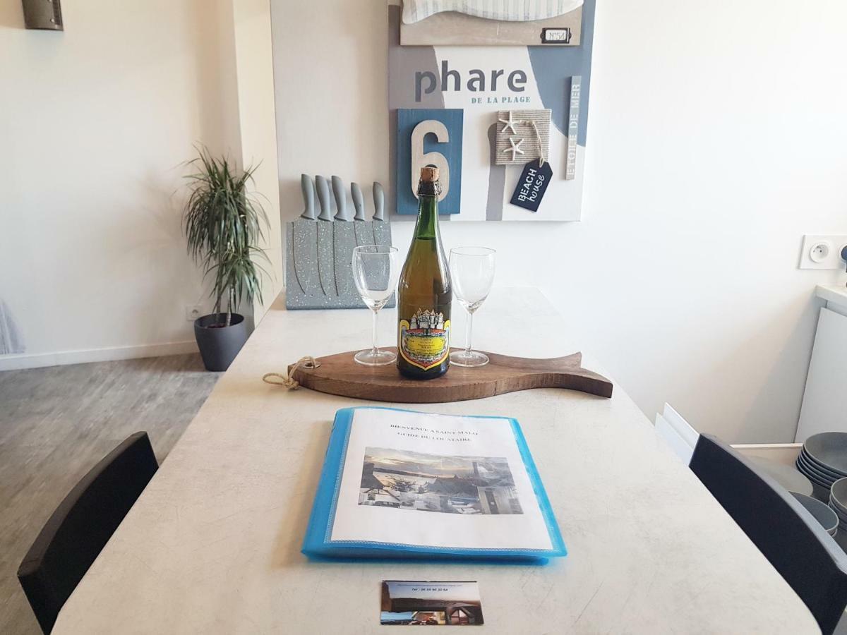 Logement Entier Saint Malo Vue Mer, Proche Ferry, Commerces Et Plage Solidor 50 M ภายนอก รูปภาพ