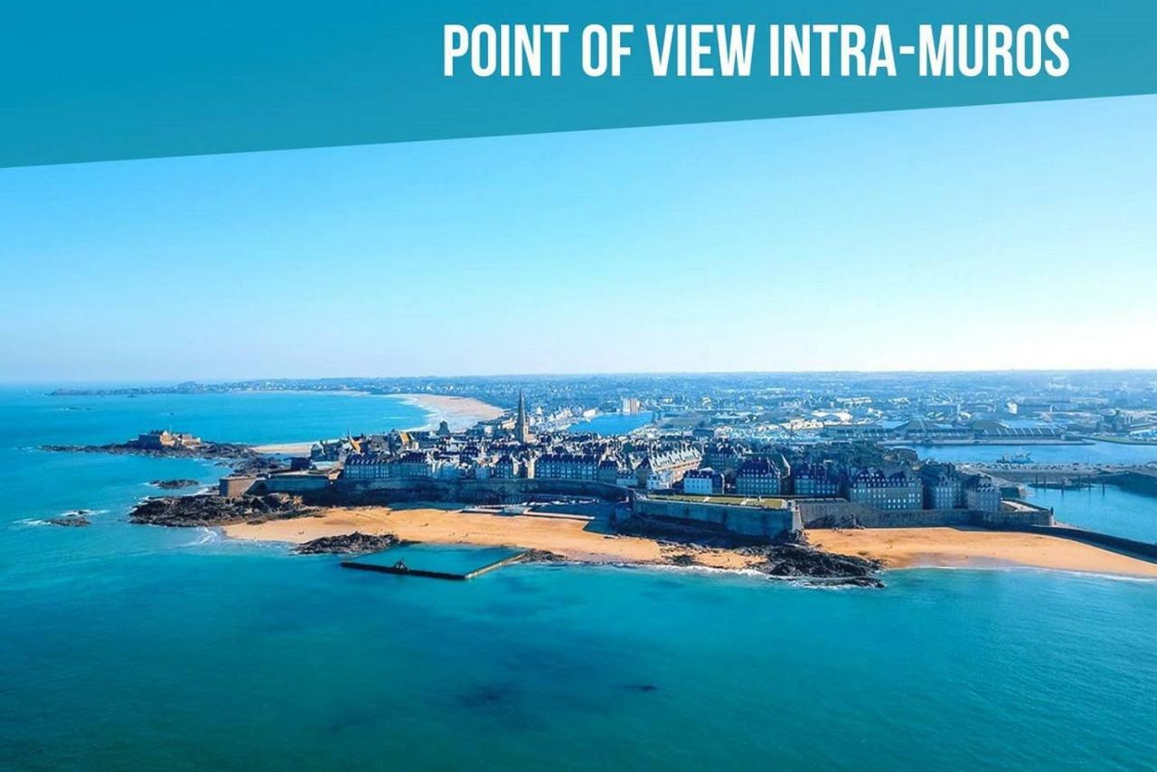 Logement Entier Saint Malo Vue Mer, Proche Ferry, Commerces Et Plage Solidor 50 M ภายนอก รูปภาพ